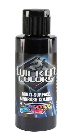 TINTA WICKED COLORS OPACO PRETO - CREATEX 60ML - Código: CXW03102