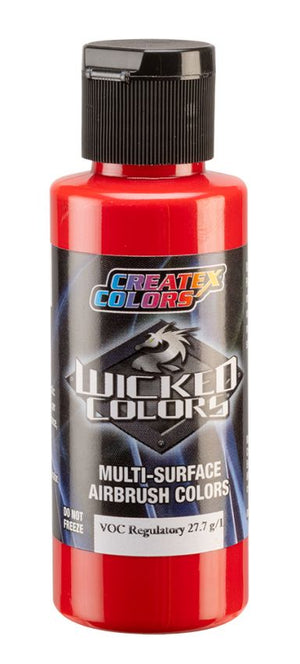 TINTA WICKED COLORS OPACO VERMELHA - CREATEX 60ML - Código: CXW08302