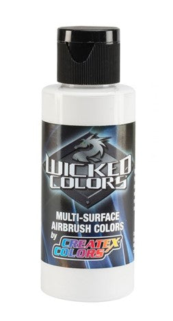 TINTA WICKED COLORS OPACO BRANCO - CREATEX 60ML - Código: CXW03002